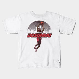 Ayo Dosunmu Chicago Skyline Kids T-Shirt